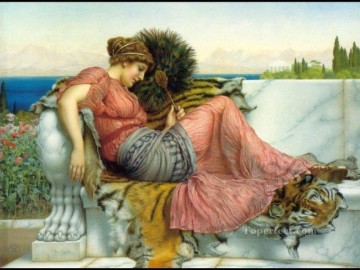 ジョン・ウィリアム・ゴッドワード Painting - マリリス 1903年 新古典主義の女性 ジョン・ウィリアム・ゴッドワード